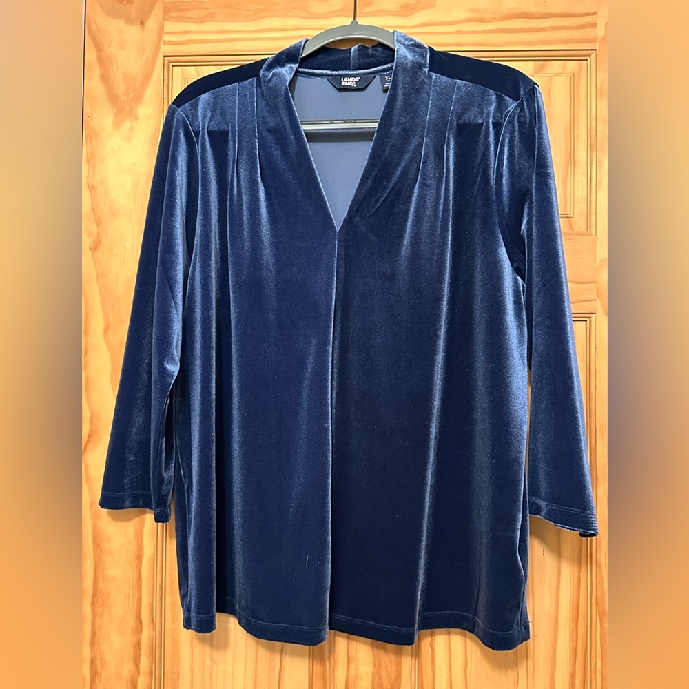 Lands' End Deep Blue Shirt